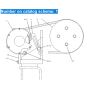 101-1759 Air Conditioning Compressor for Caterpillar Articulated Dump Truck D25D D30D D350D D400D D40D
